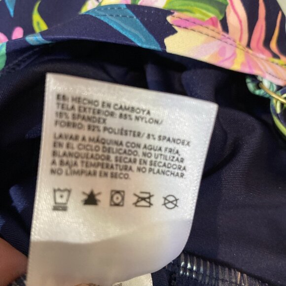 Lands’ End Women's Le Cami Swim Dress Tropical Floral Bathing Suit Size XS - Picture 10 of 12
